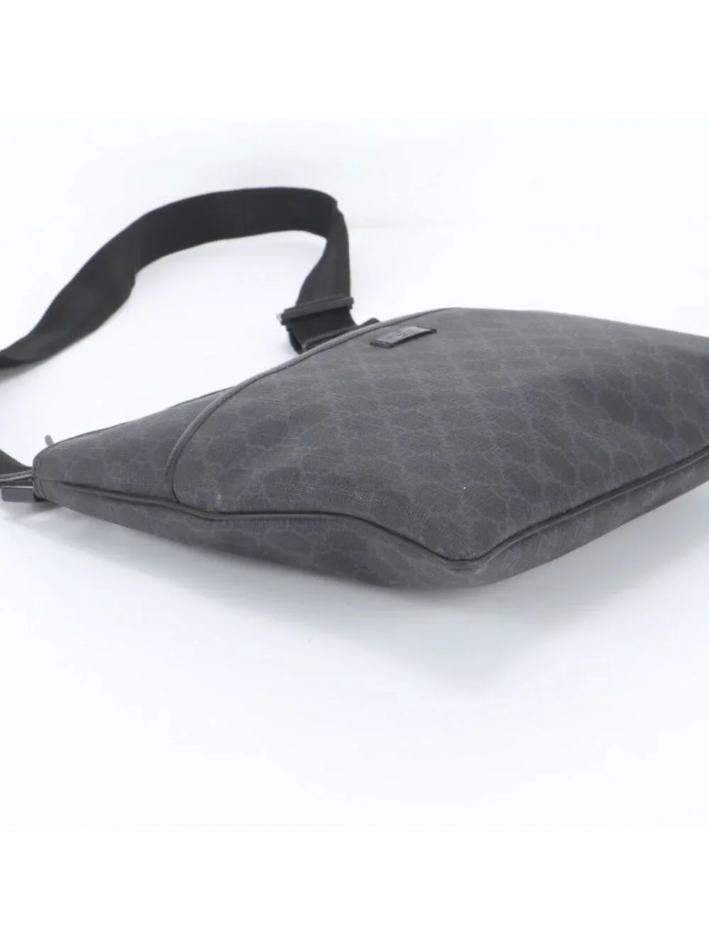 Gucci GG Supreme Leather Shoulder Bag Crossbody Messenger Black
